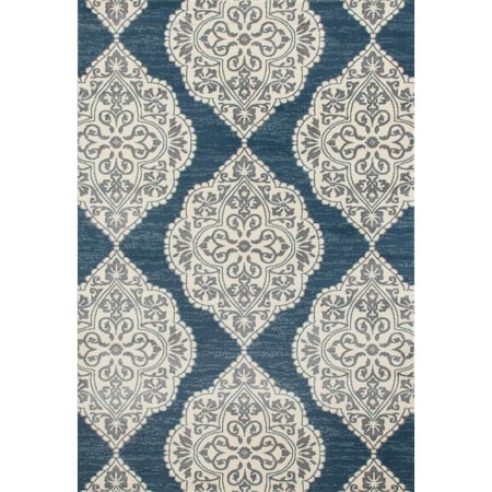 Art Carpet 9 X 12 Ft. Arabella Collection Medallion Woven Area Rug, Blue 841864102960